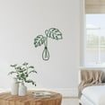 thumbnail image 1 of Estatua de pared Colco decoración Escultura de Jardín interior Monstera Verde 27,94x35,56 cm, 1 of 7