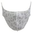 thumbnail image 2 of Top Headwear Reusable Fabric Fashion Face Dust Mask - White/Grey Leopard, 2 of 3