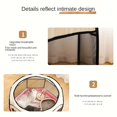 thumbnail image 5 of Spacious Outdoor Pet Haven - 44.5*44.5*22.8 in Foldable Portable Pet Tent and Playpen for Dogs and Cats - Providing Ultimate Comfort, Security, and Freedom for Your Furry Friend to Play and Relax, 5 of 10