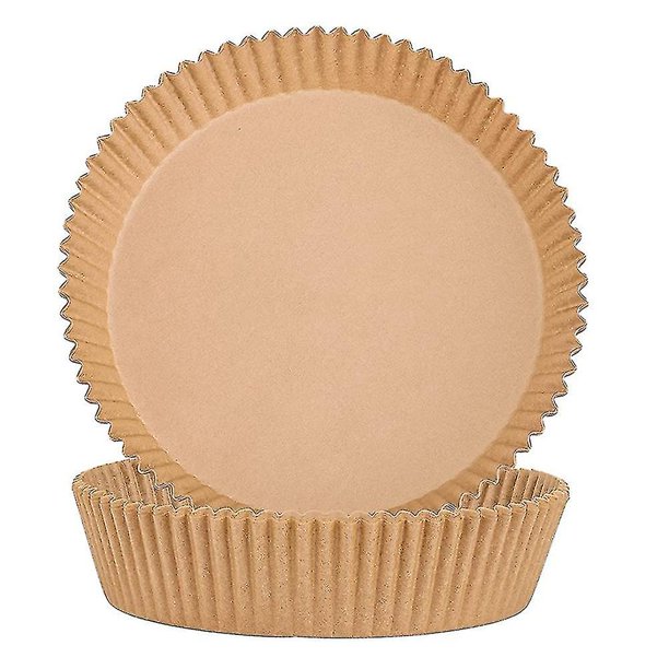 Revestimiento de papel desechable para freidora de aire compatible con hornear, cocinar, freidora de aire A
