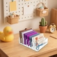 thumbnail image 6 of Acrylic Mail Organizer Transparent Envelope 7 Slots Desktop Bill Document Notebook Holder for Efficient Sorting and Storage, 6 of 6