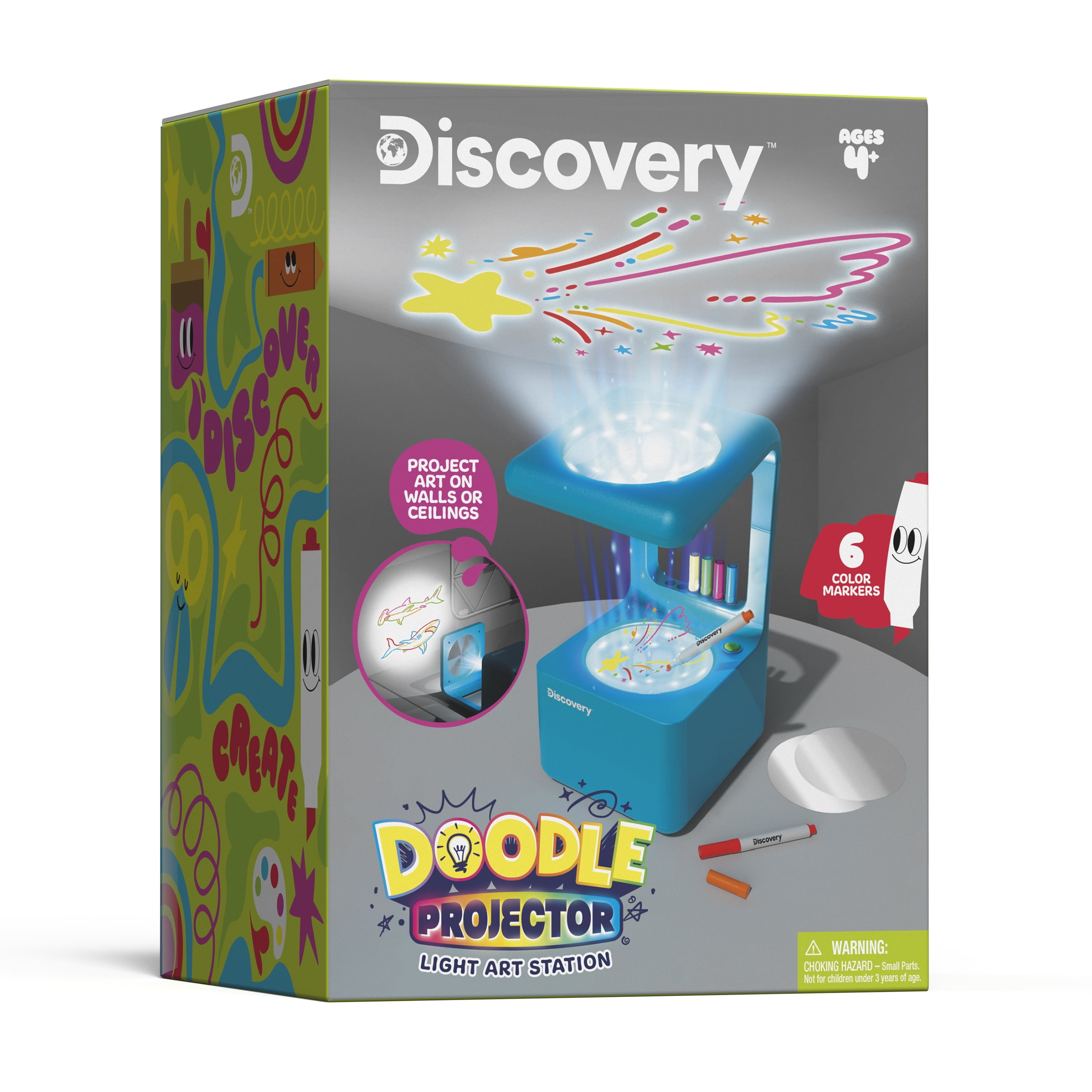 Discovery Kids Doodle Projector Light Art Station for Children, Unisex