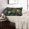 thumbnail image 6 of Xecao Tropical Tribe Mask for Decorative Throw Pillow Case for Couch,Sofa or Bed Set,Pillow Cover for Sofa Home Decor Ideal Gift(Pillow core not included)-14"x20", 6 of 6