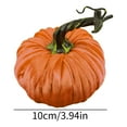 thumbnail image 2 of Artificial Pumpkins, Decorative Fake Foam Pumpkin, 10cm 3 9inch Colorful Artificial Simulation Pumpkins Photo Props Harvest Decoration for Mantel Shelf Kitchen, 2 of 8