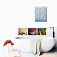 thumbnail image 6 of Coastal Room Makeover Bathroom Wall Art on a 12X16in Ocean Sea Canvas, Vintage Poster Style, Modern Nautical Painting, Beach Decor Accessories for Home., 6 of 7