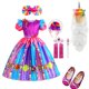 thumbnail image 1 of Vestido de princesa de lujo con varita de piruleta para niña, disfraz de graduación, ropa de fiesta de cumpleaños zhangyuxiang unisex, 1 of 2