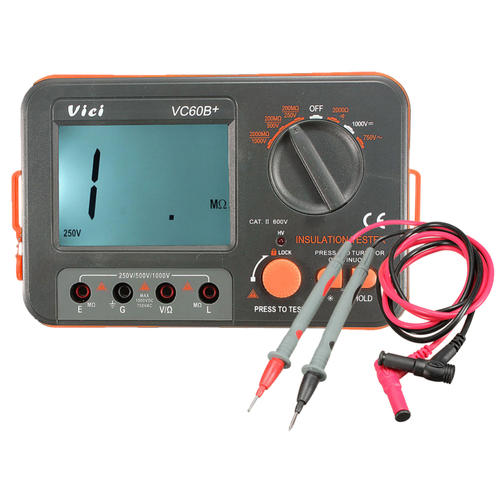 Buy Digital Insulation Resistance Tester MegOhm Meter 250V 500V 1000V