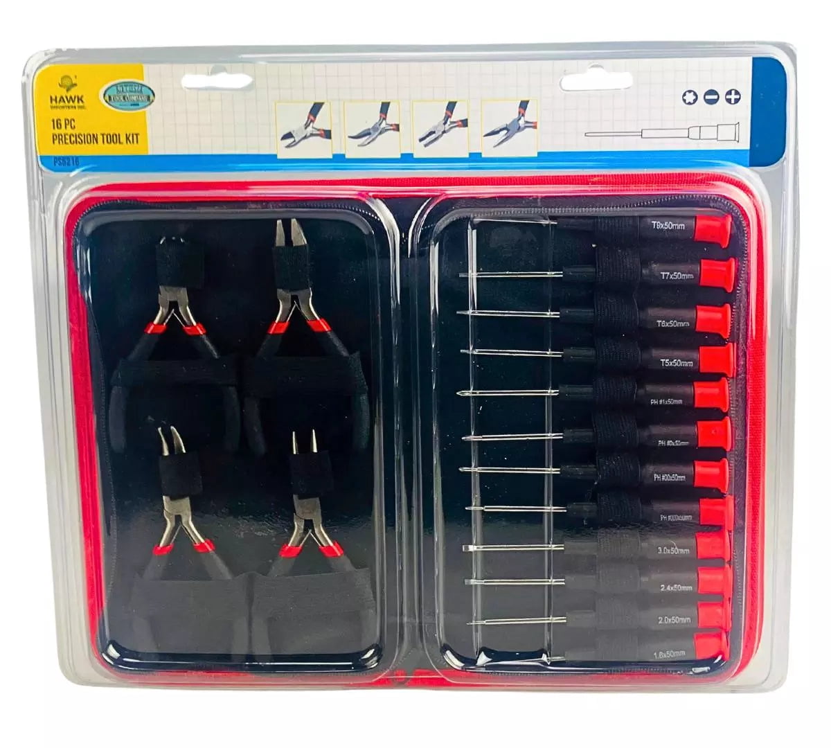 16 Piece Mini Precision Screwdriver Pliers Computer Repair Tool Jewelry Kit Set