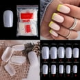 thumbnail image 3 of GlamEssence Clear 500PCS XXL Long Straight Square Shape Tips For Acrylic False Nail, 3 of 3