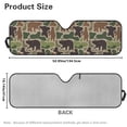 thumbnail image 5 of HUIACONG Beer Camo Sunshade Sun Shade Windshield Heat Shield Sun Visor Mat Compatible with Jeep Wrangler Rubicon Sahara TJ JK JKU 2 Door & 4 Door, 5 of 6