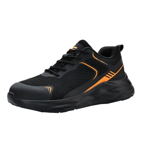 

Safety Shoes Men s Waterproof Work Shoes Lightweight Work Trainers Anti-Smashing Steel Toe Shoes 6-10