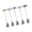 Small fish, variant on ANXPTIME Premium Nonrust Steel Cats Fish Spoon Ergonomic Handle For Dessert Coffee Use