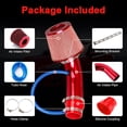 thumbnail image 4 of Universal Sports Air Filter Air Cooling Car Air Intake Filter Kit Universal Carbon Fiber Air Intake System with Hose, 4 of 5