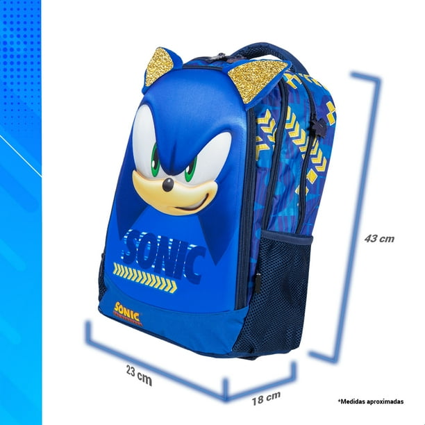 Mochila Infantil Mochila Sonic Ginga Mochila Escolar De Primaria