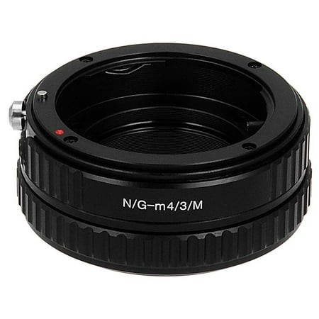 Fotodiox Pro Lens Mount Macro Adapter - Nikon Nikkor F Mount G-Type D/SLR Lens to Micro Four Thirds (MFT, M4/3) Mount Mirrorless Camera Body, for Variable Close Focus with Built-In Aperture Control