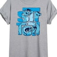 thumbnail image 3 of Lilo & Stitch - Stitch Stack - Women's Oversized Graphic T-Shirt, 3 of 5