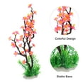 thumbnail image 6 of Unique Bargains 1pcs Fish Tank Aquarium Decorations Plants 12.80" Plants for Aquarium Decor Pink, 6 of 7