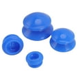 thumbnail image 2 of Juego de ventosas de silicona Nikou 4 tamaños terapia con ventosas de presión negativa azul brillante, 2 of 15
