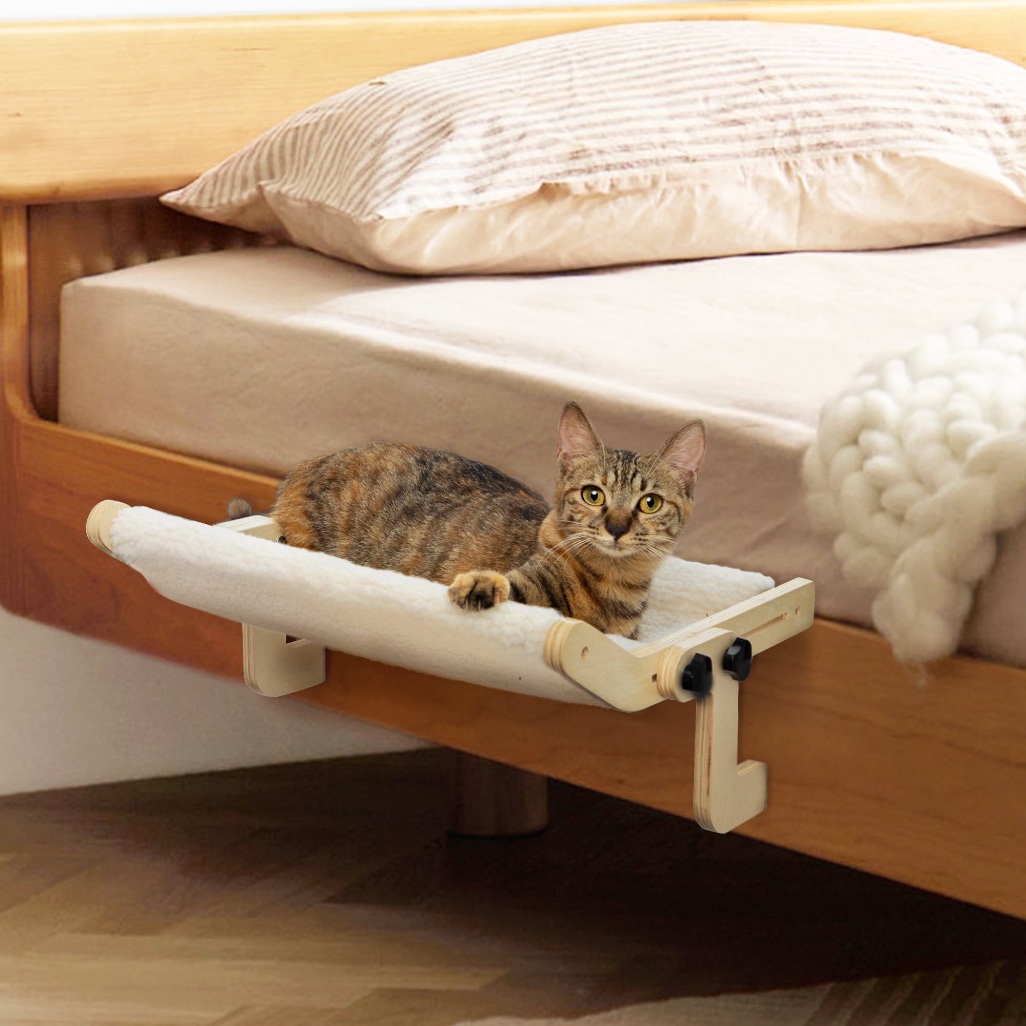 Coziwow Cat Window Perch Hammock Cat Bed Shelve Seat for Window Sill, Bedside, Drawer and Cabinet