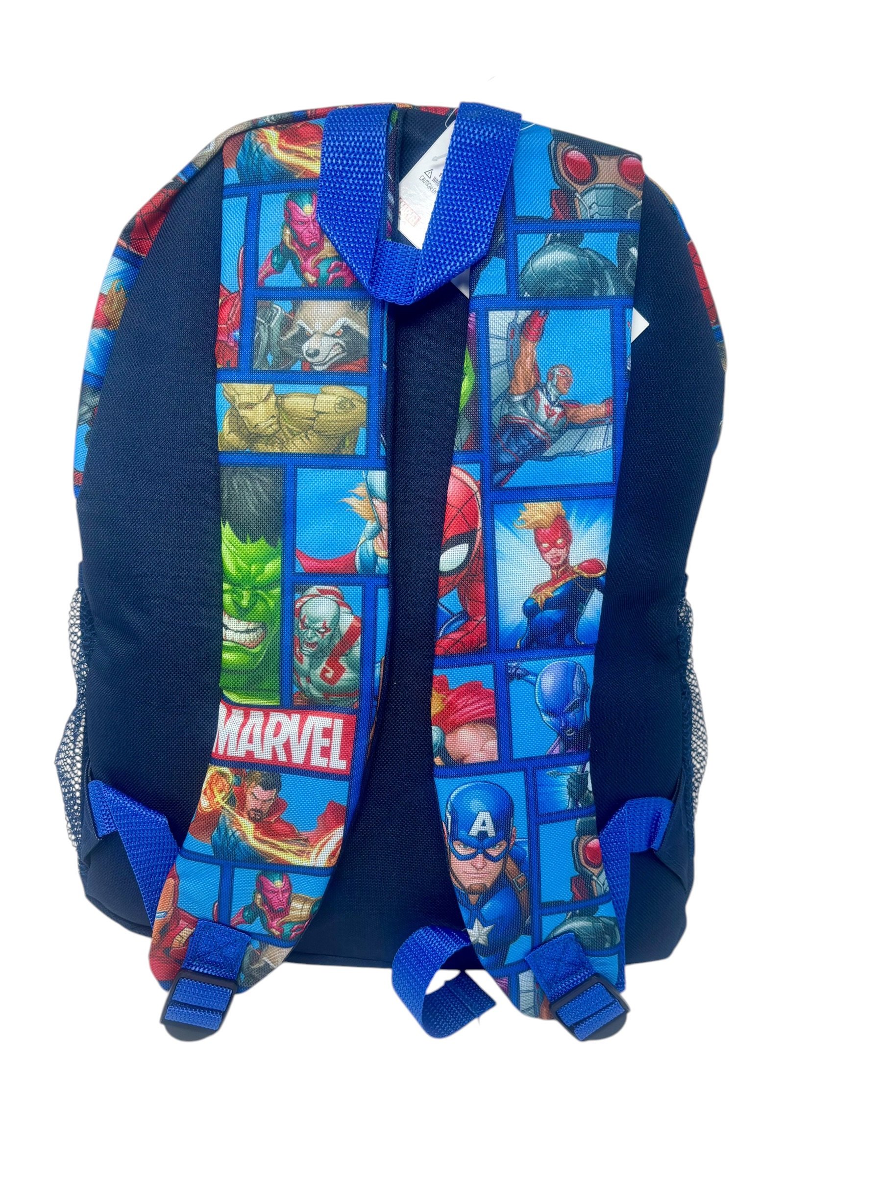 Mochila Marvel de 16 pulgadas con estampado de cómics, para niños y niñas 3