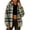 A01-White, variant on Womens Plaid Fuzzy Fleece Zip Up Jacket Oversized Stand Collar Sherpa Jacket Loose Fit Warm Plush Outerwear for Fall Winter