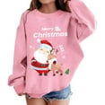 thumbnail image 5 of GZEFJRQM Matching Family Christmas Sweatshirts Christmas Tops Tshirt for Girls Girls' Tops Girls Size 12 Tops Kids Clothes Girls 10-12 Girls Clothes, 5 of 8