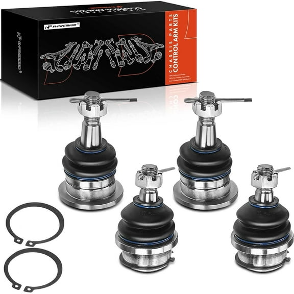 A-Premium 4Pcs Front Upper Lower Ball Joint Kit Compatible with Toyota Tacoma 2005-2018