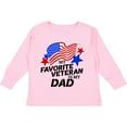 thumbnail image 3 of Inktastic My Favorite Veteran is My Dad Boys or Girls Long Sleeve Toddler T-Shirt, 3 of 5