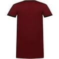 thumbnail image 2 of Men Long Sleeping Shirt Loose Solid Collar Chest Pockets Sleepwears, 2 of 5