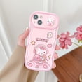 thumbnail image 1 of Sanrio-fundas de teléfono de hello kitty para iPhone, cubierta a prueba de golpes para modelos 14, 13, 12, 11 Pro Max, Mini, XR, X, XS MAX, 8, 7 Plus, SE, 2020 Fivean unisex, 1 of 2