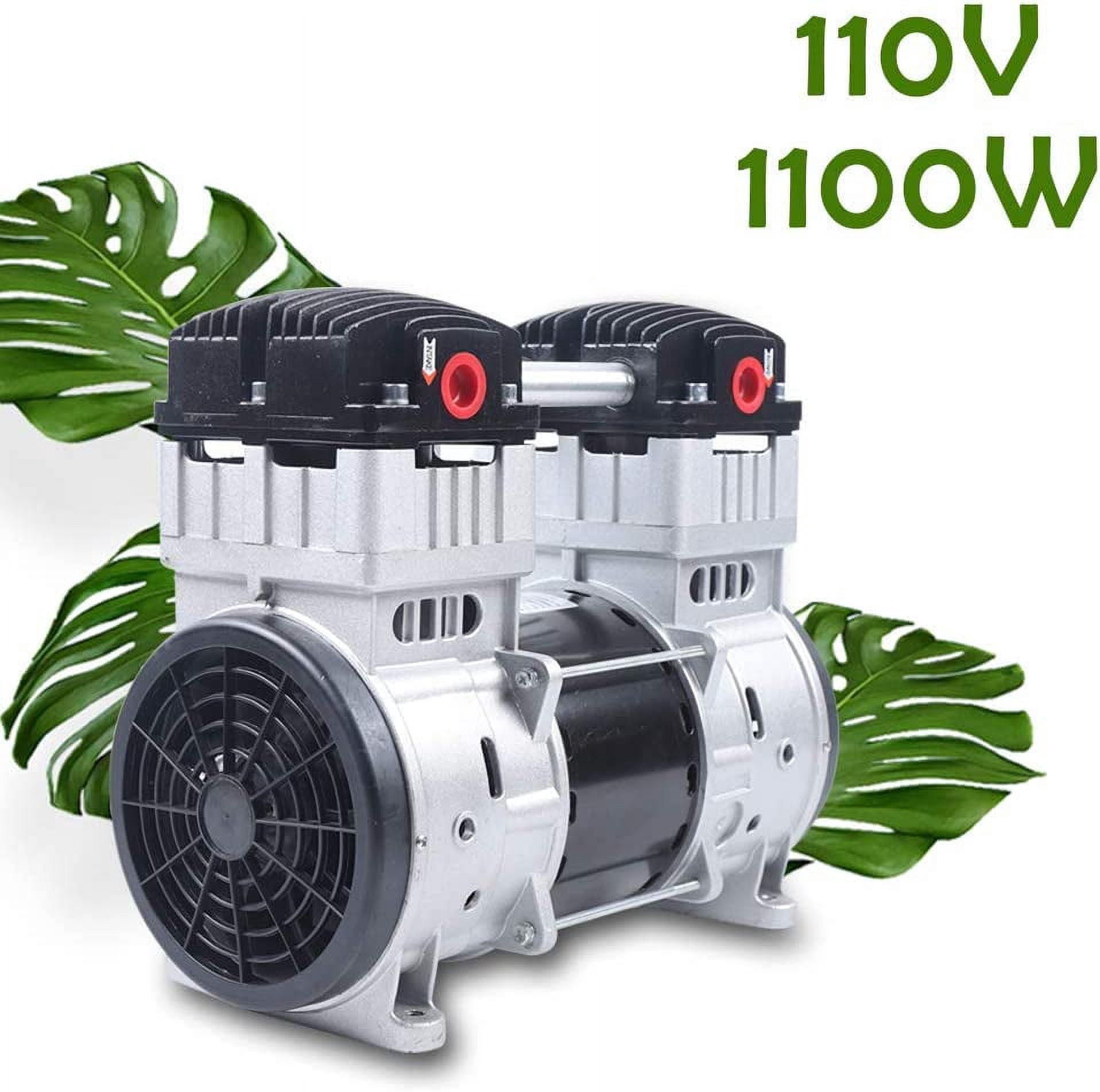 Miumaeov Oilless Diaphragm Vacuum Pump 7CFM Oil Free Mute Vacuum Pump 110V 1100W