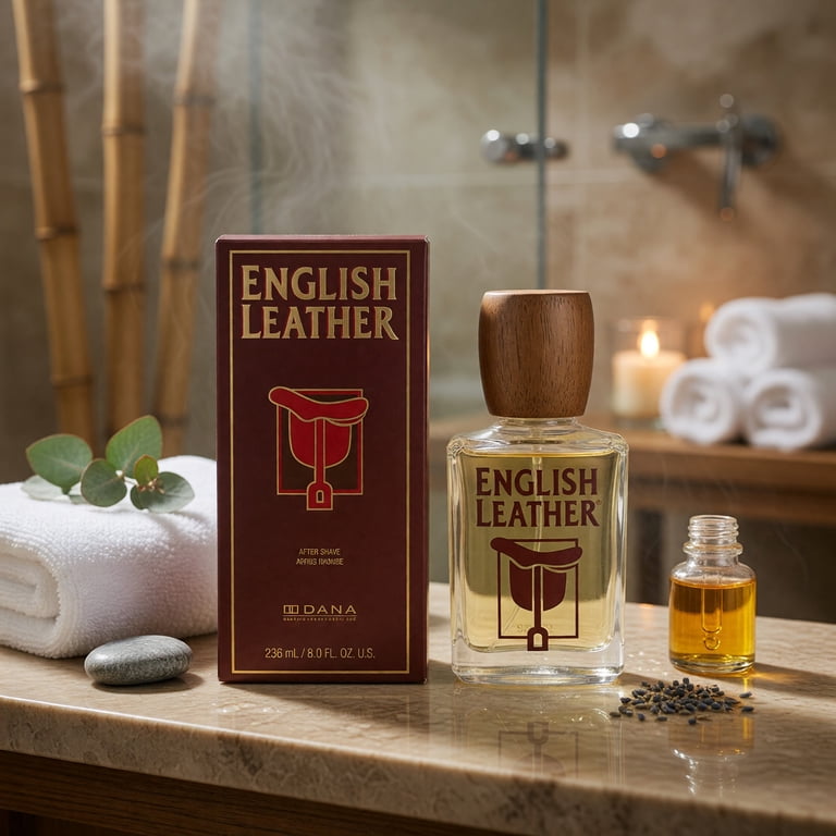 English Leather Cologne Aftershave, 8 Oz, Leather, Woods, Citrus