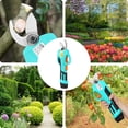 thumbnail image 6 of Electric Pruning Shears, 7.2V Cordless Pruning Shears, Power Pruner with 2pcs 2Ah Rechargeable Batteries and 1 Replacement Blade, Electric Pruner for Gardening, Twigs, Crafting, 0.87in Branch Cutter, 6 of 6