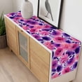 thumbnail image 4 of Watercolor Floral Table Runner - 90 Inch Long, Kitchen Dining Table Runner Dresser Scarves, Spring Flowers Botanical Vintage Farmhouse Decor for Coffee Tables Wedding Party Banquet, 4 of 8