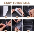 thumbnail image 4 of Clear Acrylic Sticker Display Stand 3-Tier Sticker Display Rack Holder Portable Card Display Rack, 4 of 9