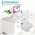 thumbnail image 3 of Kaboon 60x18 inch Table Top, White Rock, 3 of 6