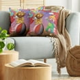 thumbnail image 5 of Ambesonne Circus Throw Pillow Cover 2 Pack, Lion Clown Performance, 16", Multicolor, 5 of 5