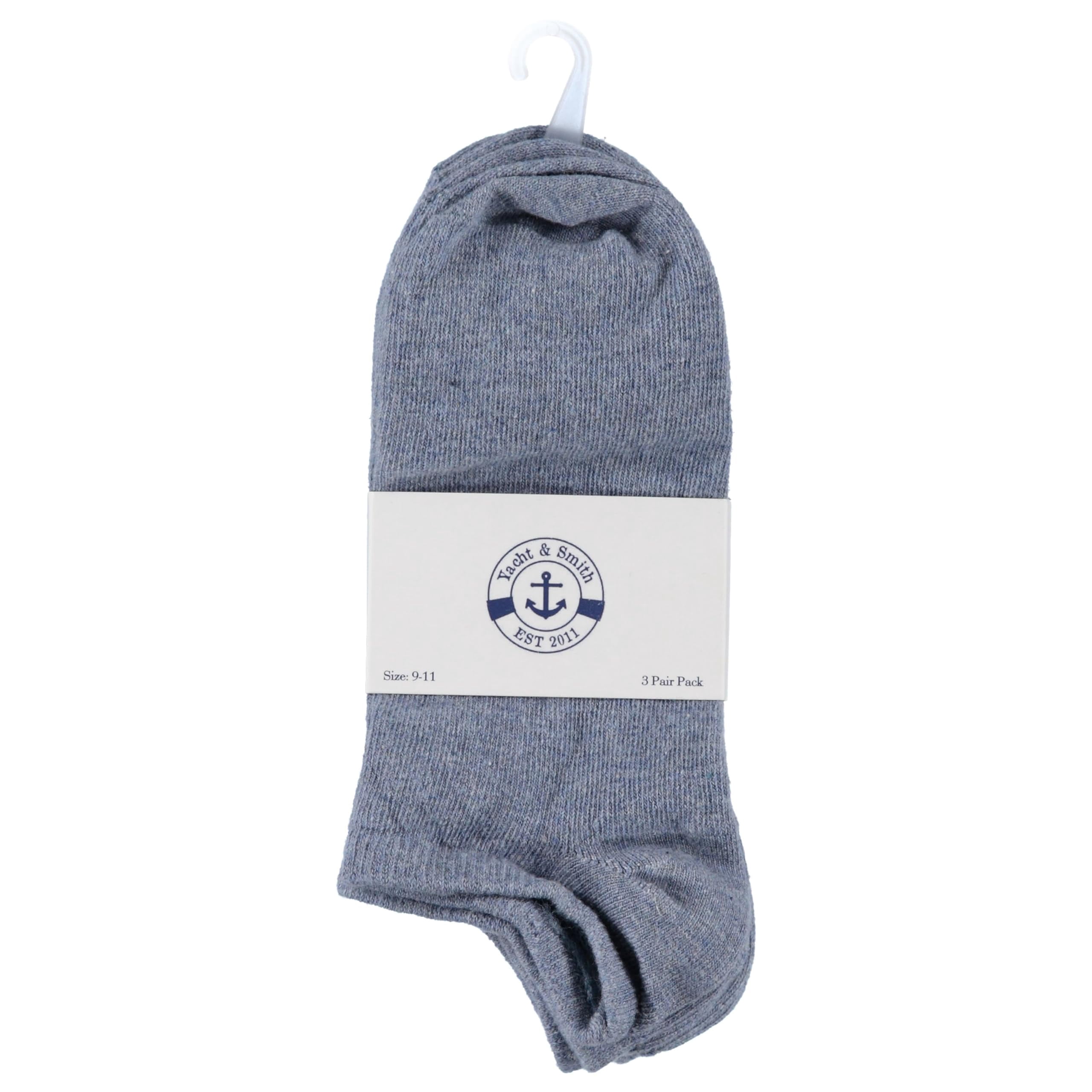 Yacht & Smith 120 Pairs Wholesale Sample Socks Womens, Crew and Ankle Socks - Mixed Assorted Random Colors Wholesale Lot Bulk, Great for Donating Shelters