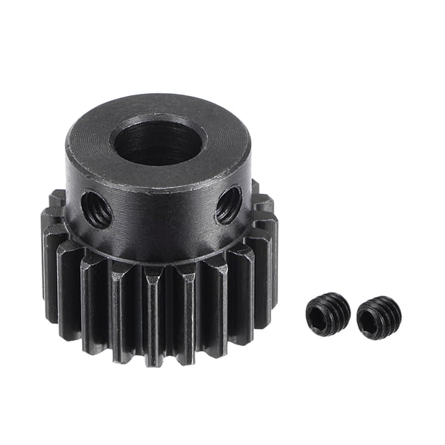 Unique Bargains 8mm Aperture 20T Mod 1 45# Steel Spur Diff Differential Motor Pinion Gear