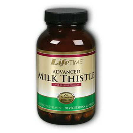 Adv. Milk thistle formula 90 Capsules LifeTime 90 (Best Milk Thistle Supplement Brand)