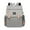 Gris, variante sur Bunblic Sac à Couches Sac à Dos pour Maman Grande Capacité avec Matelas à Langer Sac de Voyage Gris