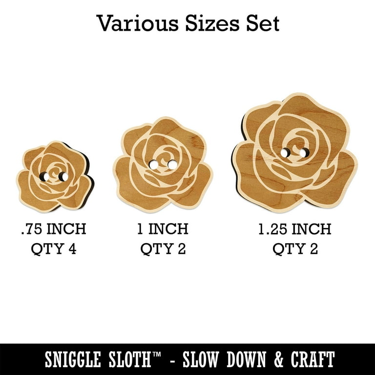 Rose buttons sewing deals