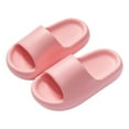 thumbnail image 3 of GXWEA Girls Sandals Size 2 Cloud Sandals Kids Cloud Slides Boys Girls Shower Slippers Slip On Slide Sandals Non-Slip Summer Beach Pool Shoes Pink 4.5-5 Years, 3 of 7