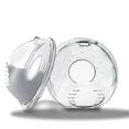 thumbnail image 5 of Catch Milk Collection Shells,Milk Saver,Nursing Cups,Set of Two Discreet Leak,Protection Silicone Cups,Reusable Breast Shells Collect Up to 1oz,BPA-Free and Reusable,Collect Breast Milk Leak(Clear), 5 of 9
