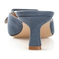 thumbnail image 4 of Journee Womens Vianna Kitten Heel Mules Pointed Toe Pumps, Widths Available, 4 of 10