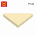 thumbnail image 1 of 400Pcs/lot Special Tile Modified 2x2 Aperture Free Triangular Block Moc Accessories Compatible with 35787 Brick DIY Toy 61.Tan about400pcs, 1 of 6
