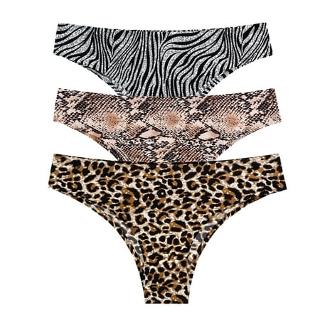

ERTUTUYI Women Lingerie Temptation Low-waist Panties Thong Transparent Underwear