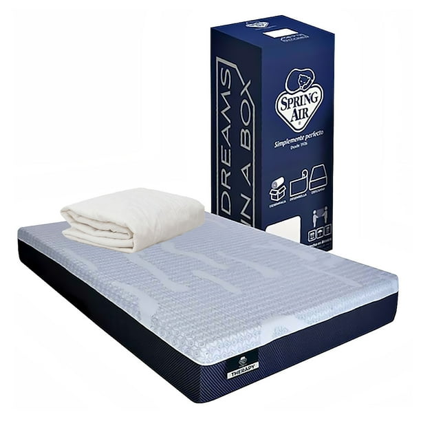 Colchón en Caja Queen Size Therapy + Protector de Colchón Prime