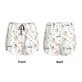 thumbnail image 5 of Lsque Cartoon House Printed Women's Running Shorts with Liner Pockets,Elastic Quick Dry Workout Athletic Gym Yoga Shorts,Womens High Waist Shorts-Large, 5 of 9