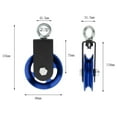 thumbnail image 4 of Pulley Strength Training Bearing Pulley U-Grooved Heavy Duty Pulley Machine Part - Blue, 4 of 7